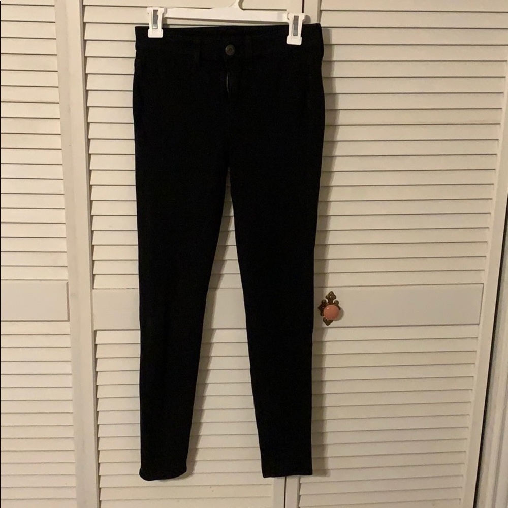 Black high rise skinny jeggings